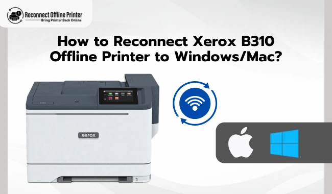 How to Reconnect Xerox B310 Offline Printer to Windows & Mac?